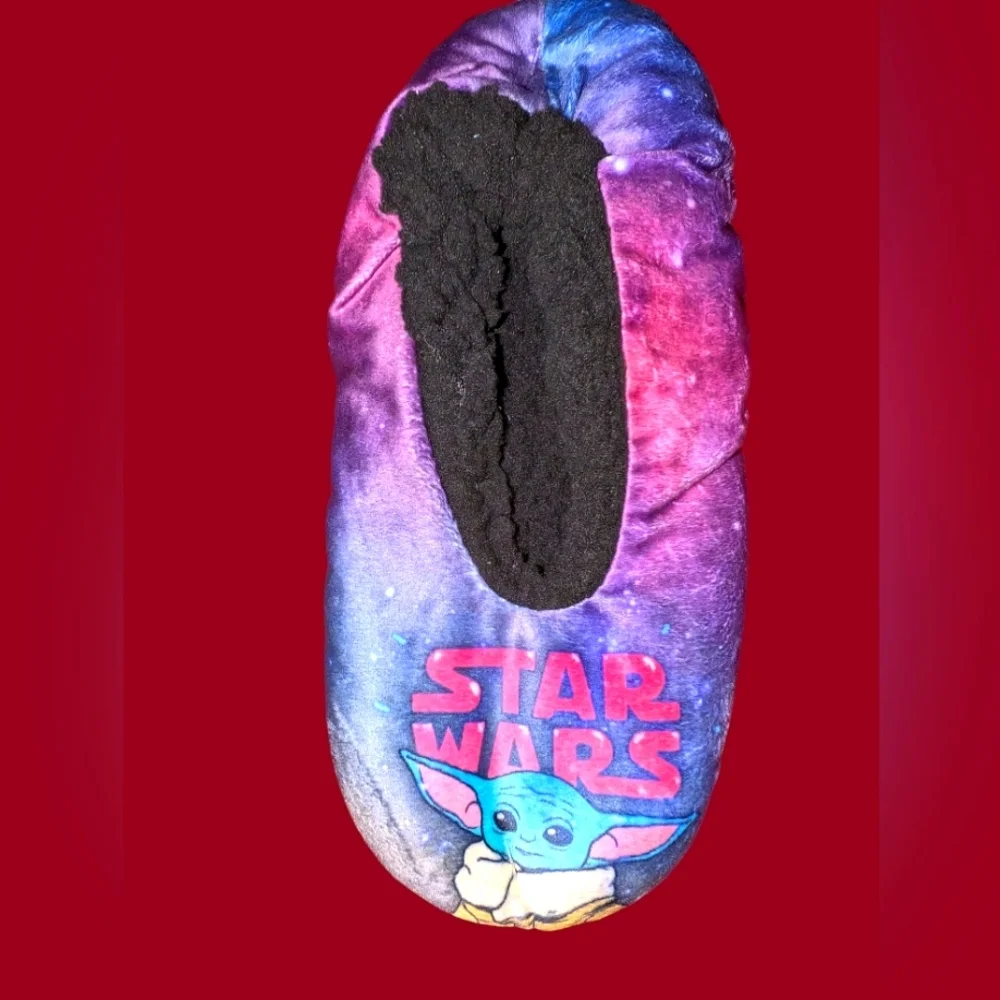 Star Wars Kids One Piece Slipper - Purple and Blue